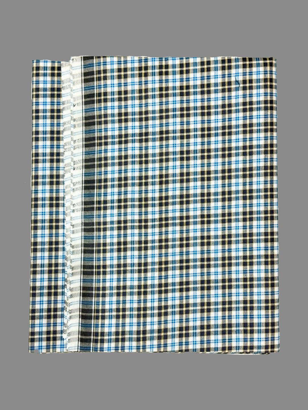Shyam Handloom Men Checked Cotton Dhoti Dhotis-picture-51