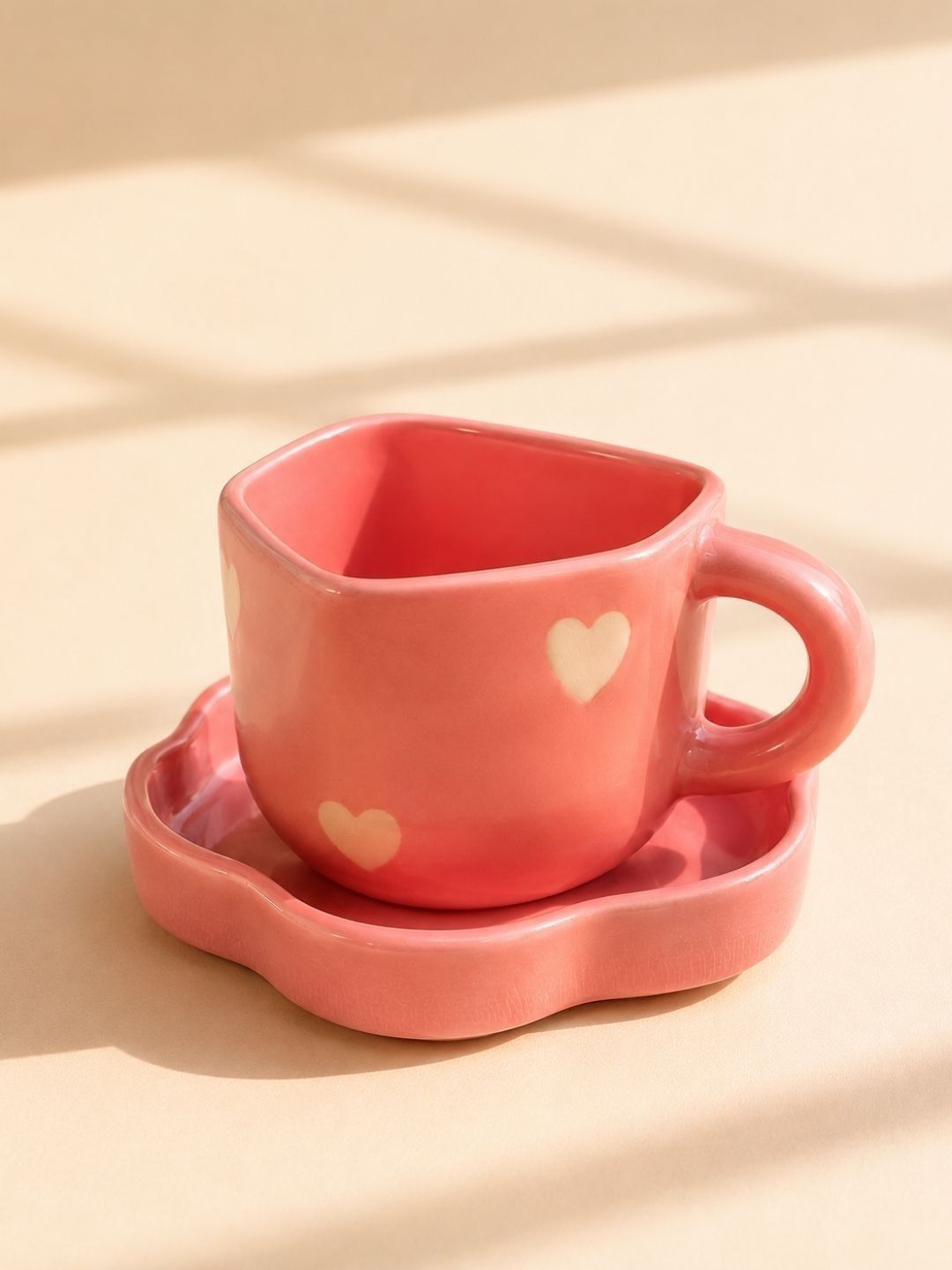 CHAAK DESIGN Multicoloured Printed Ceramic Glossy Cups Set of Cups and Mugs-image-32