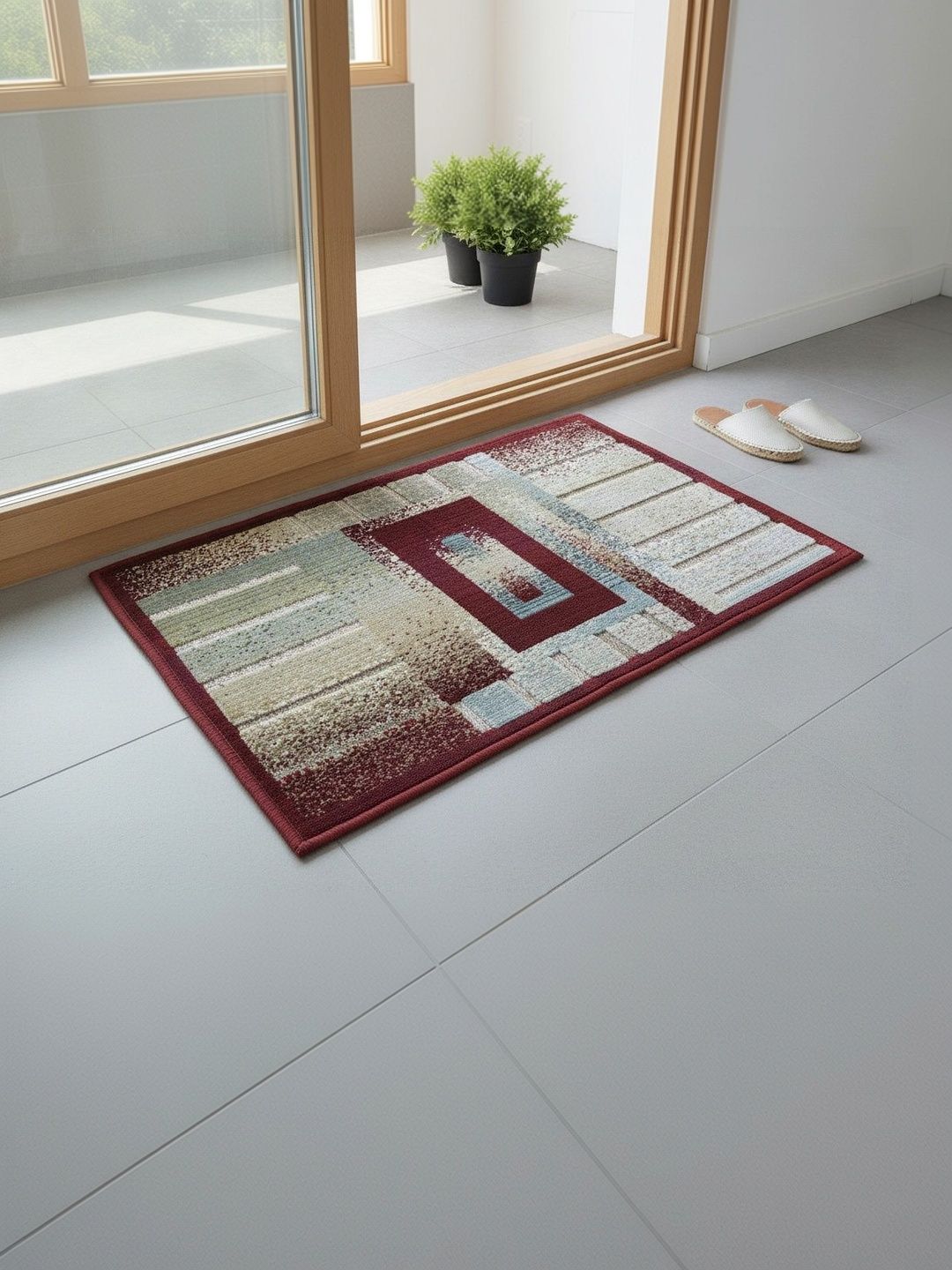 Themes Furnishings & Decor Brown Self Design Doormats-image-49