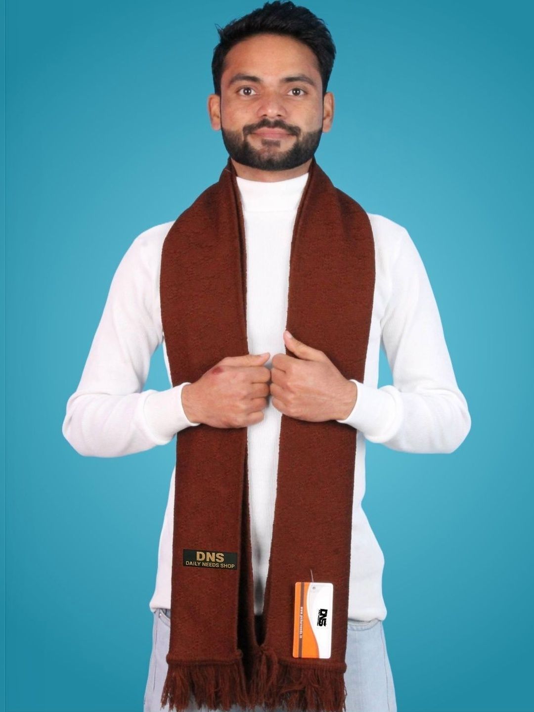 Daily Needs Shop Men Merino Wool Mufflers-image-17