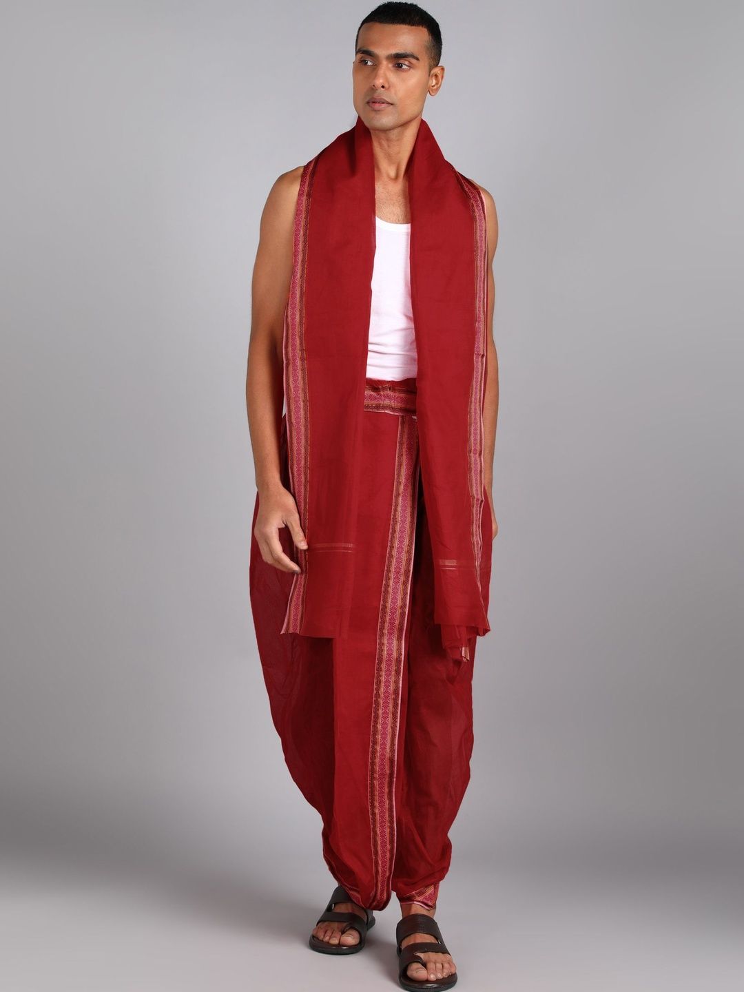 Shyam Handloom Men Cotton Dhoti Dhotis-picture-48