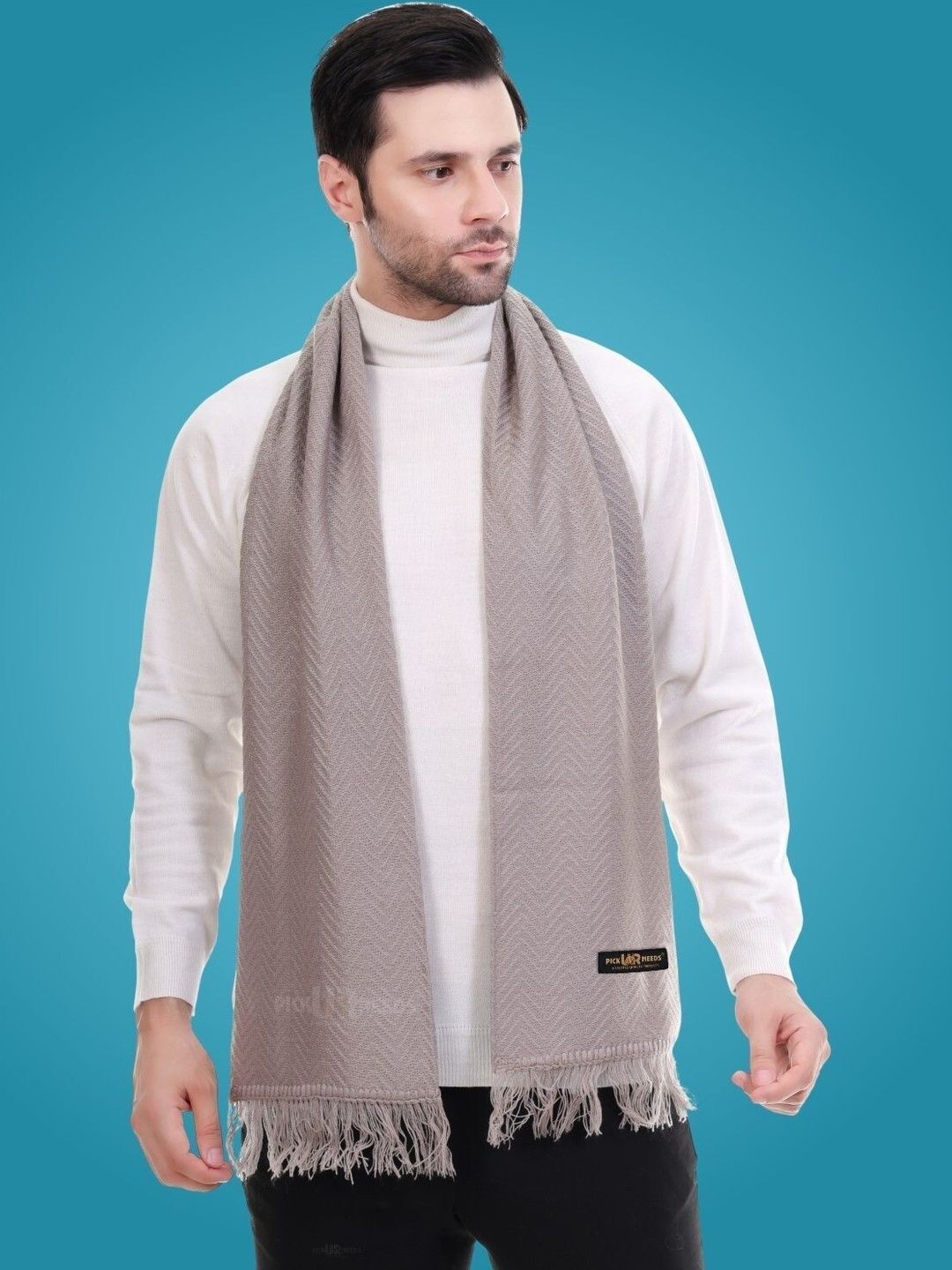 Daily Needs Shop Men Merino Wool Mufflers-picture-15