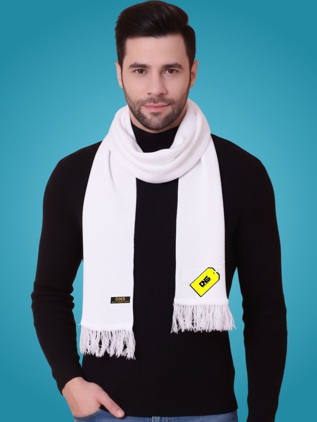 Daily Needs Shop Men Merino Wool Mufflers-image-22