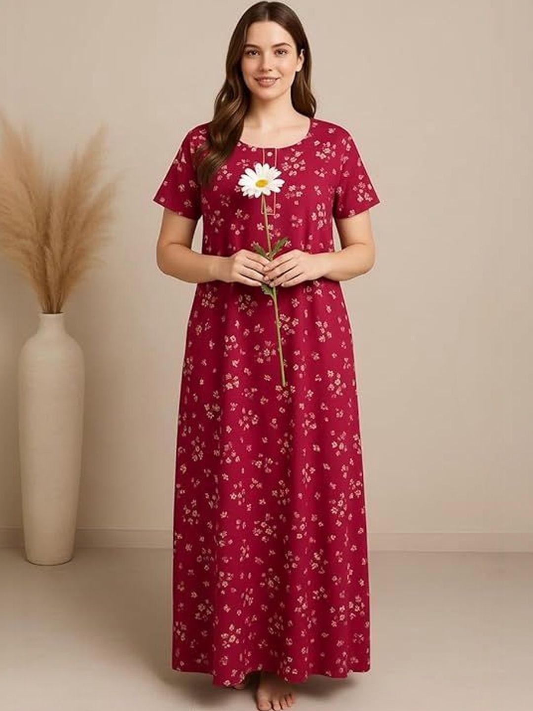 KBNBJ Printed Maxi Nightdress-picture-58