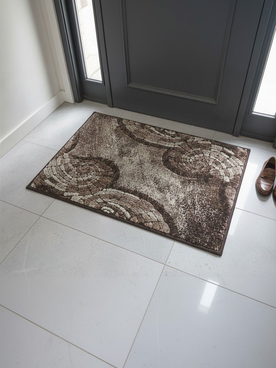 Themes Furnishings & Decor Brown Self Design Doormats-image-19