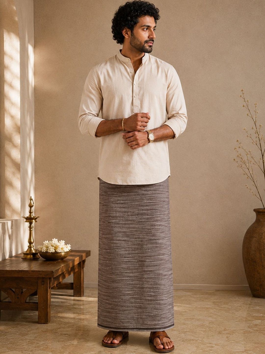 Shyam Handloom Men Cotton Dhoti Dhotis-picture-35