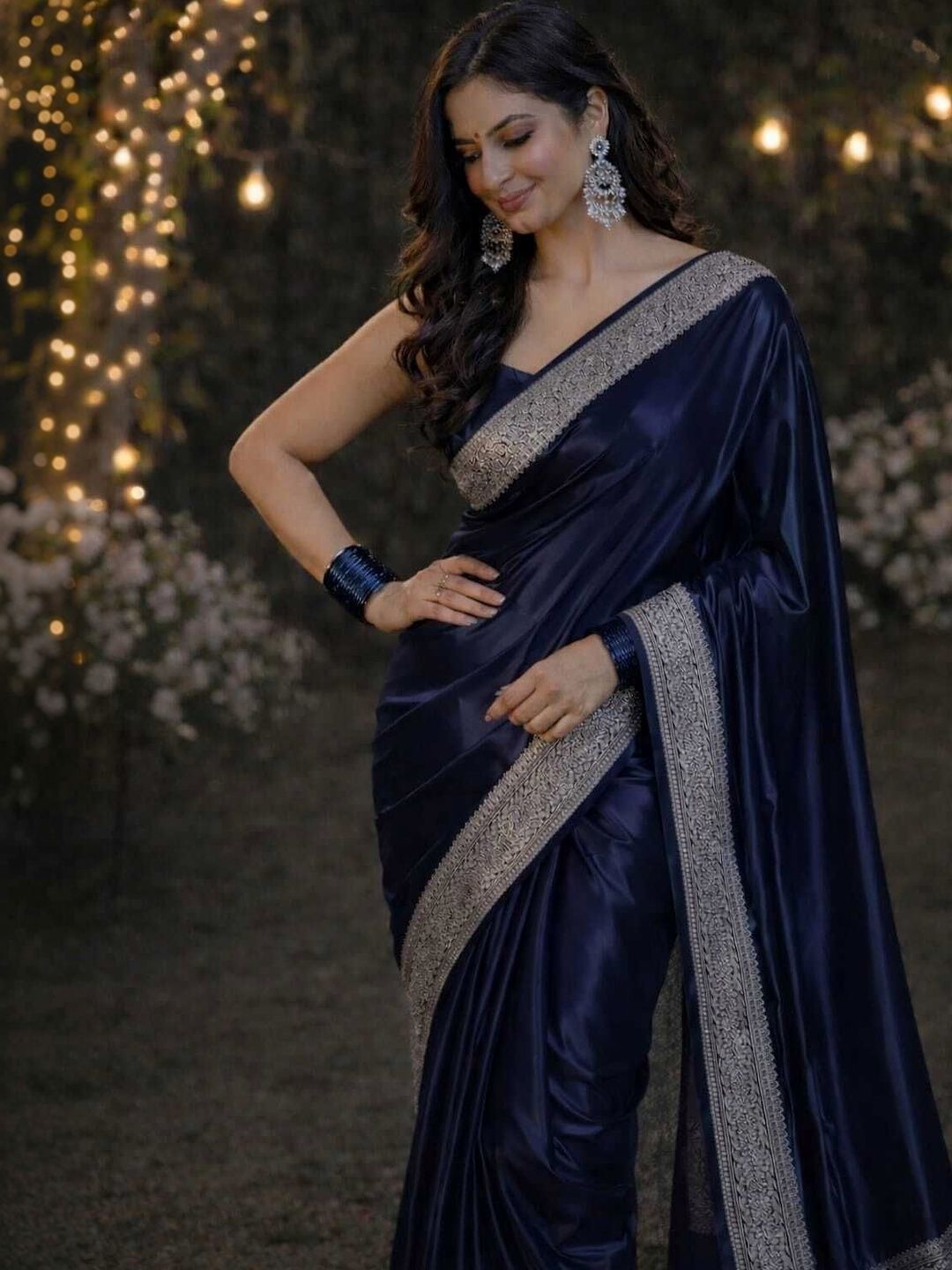 TILFELLE Zari Satin Banarasi Saree-picture-22