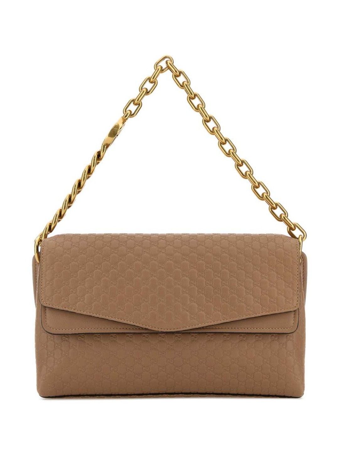 Gucci Brown Logo Large Shoulder Bag-image-28