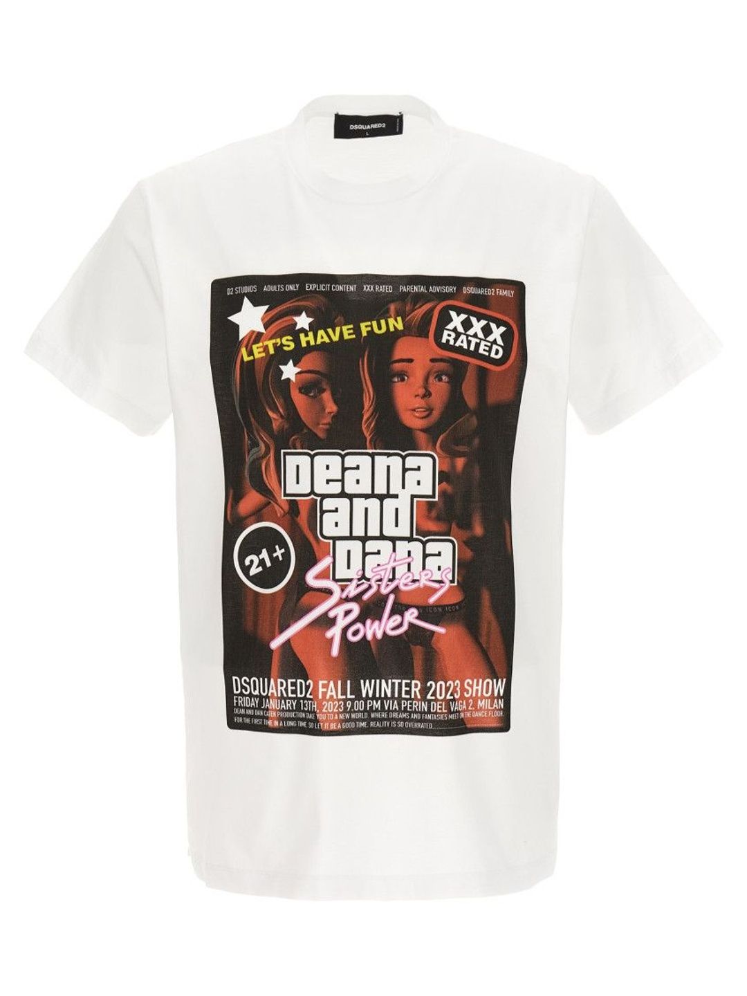 Dsquared2 White Crew Neck T-Shirt-picture-16