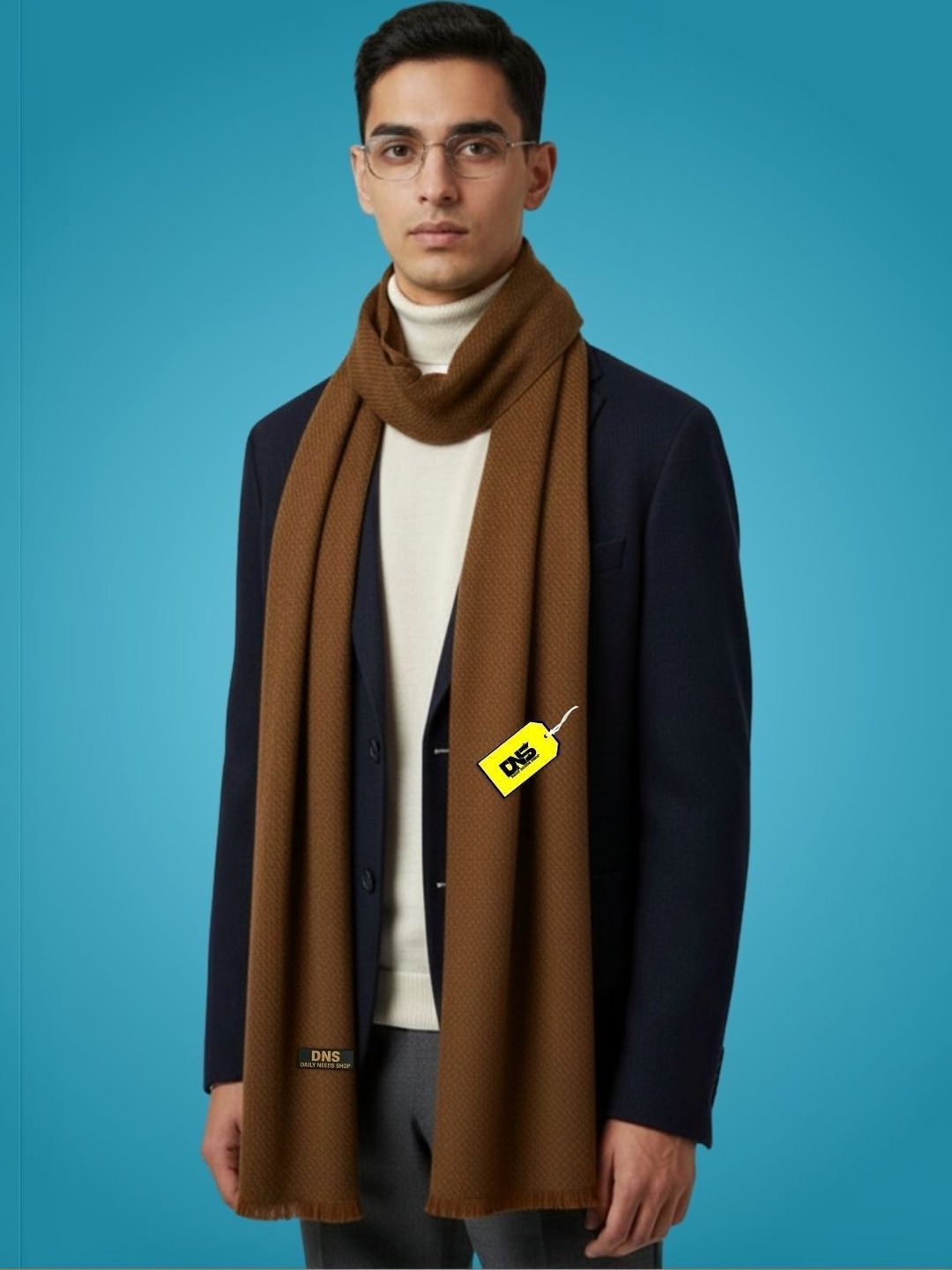 Daily Needs Shop Men Merino Wool Mufflers-image-38