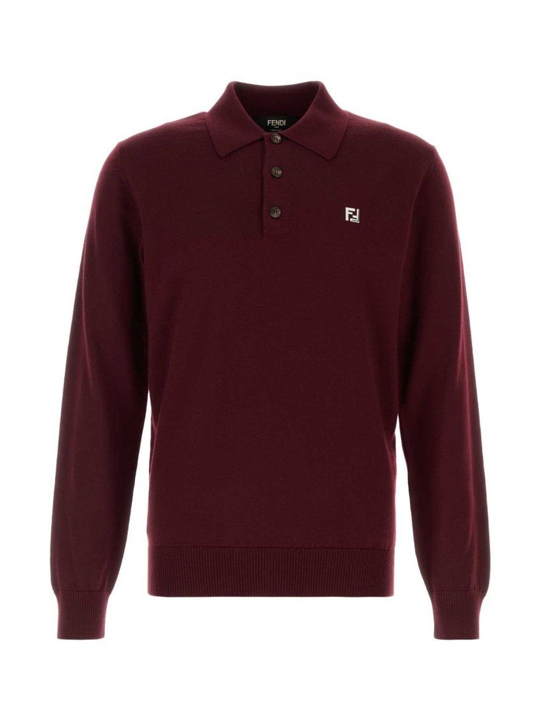 Maroon Full Sleeves Polo-image-32