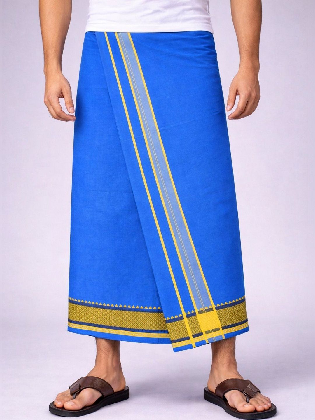 Shyam Handloom Men Cotton Dhoti Dhotis-picture-30
