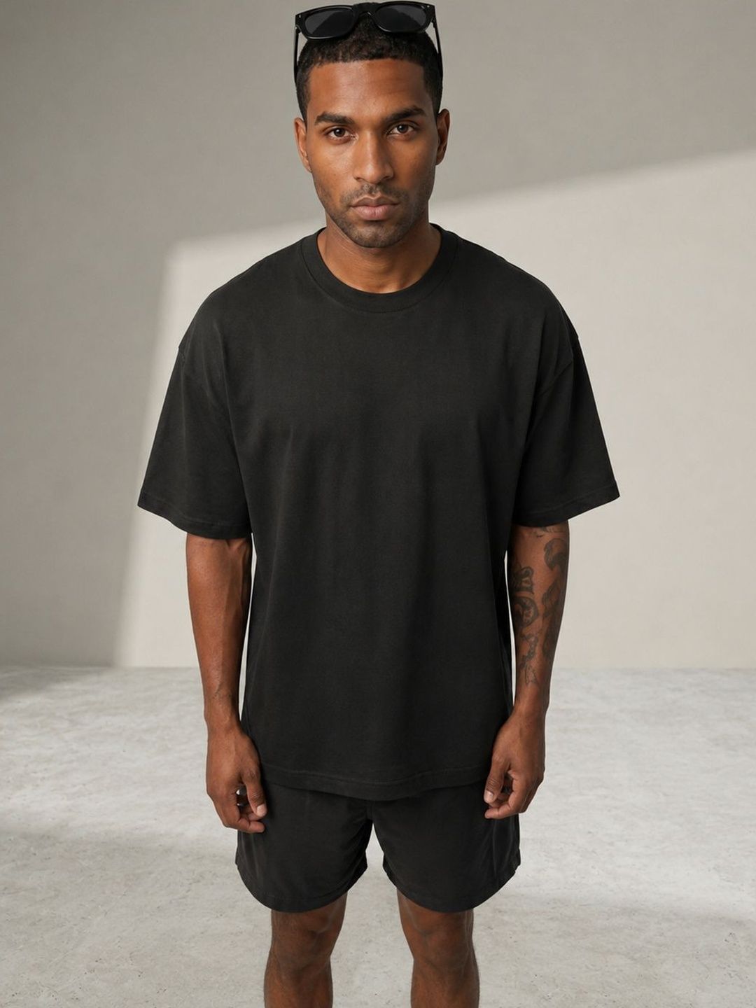 BAESD Men Printed Drop-Shoulder Sleeves T-shirt-picture-44