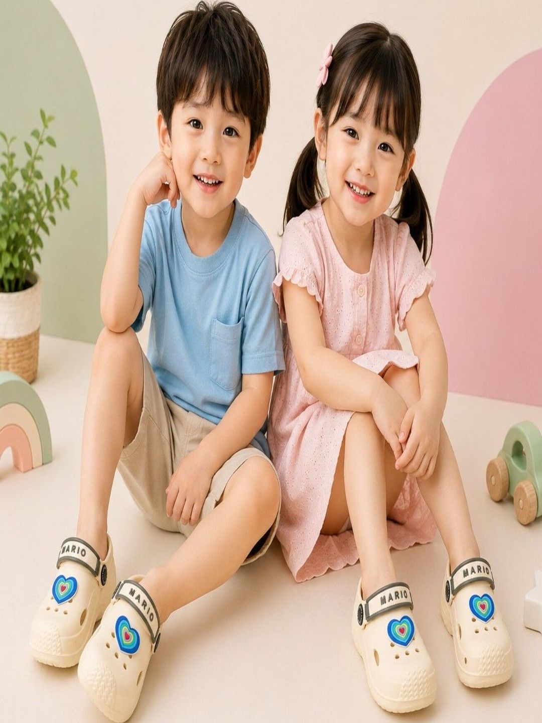 YK Unisex Kids Embellished Clogs-picture-29