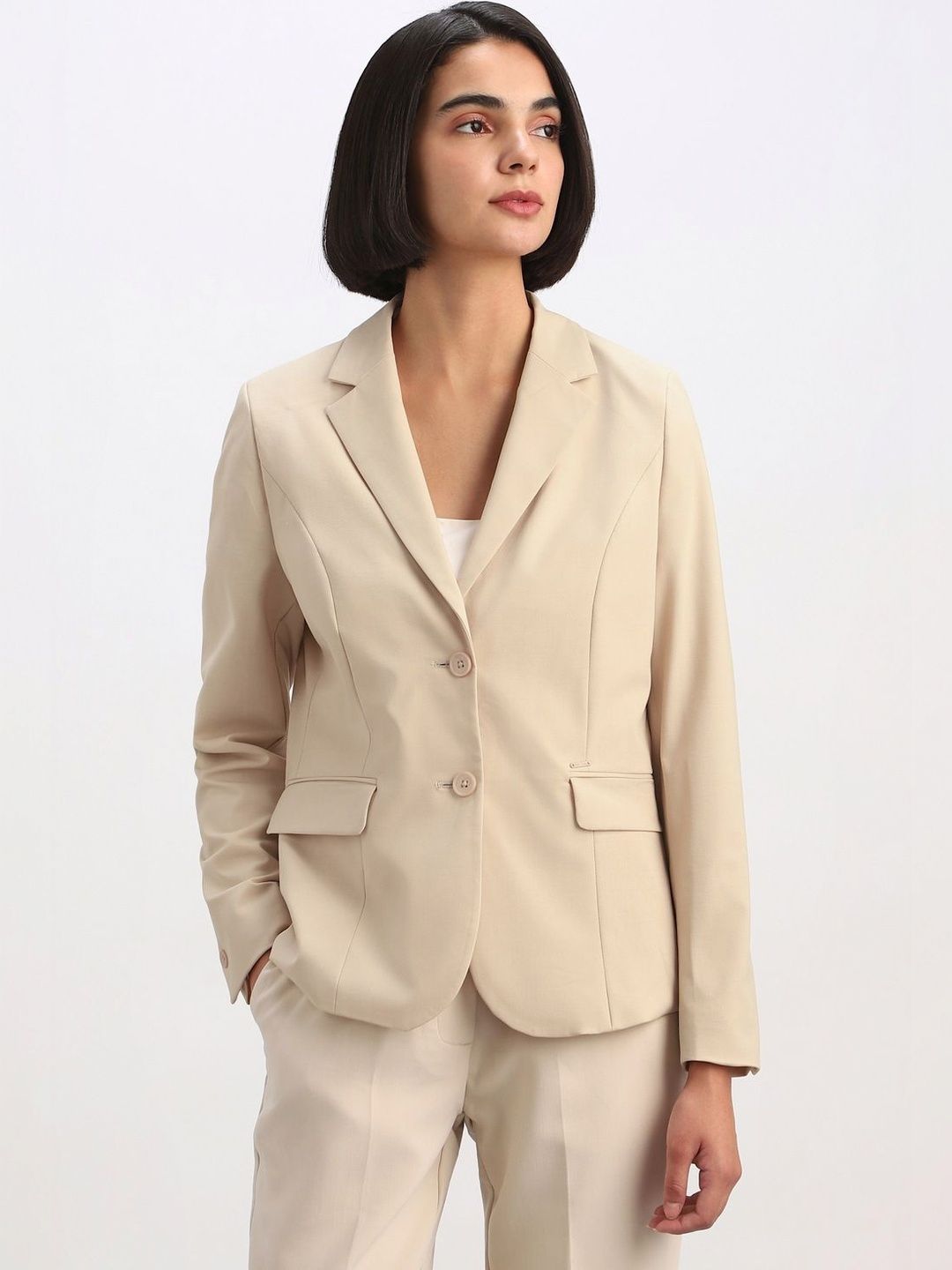 Allen Solly Woman Single -Breasted Blazer