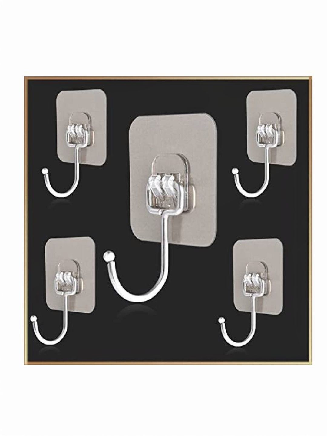REDCARP 10-Pcs Transparent Wall Hooks & Holders-picture-3