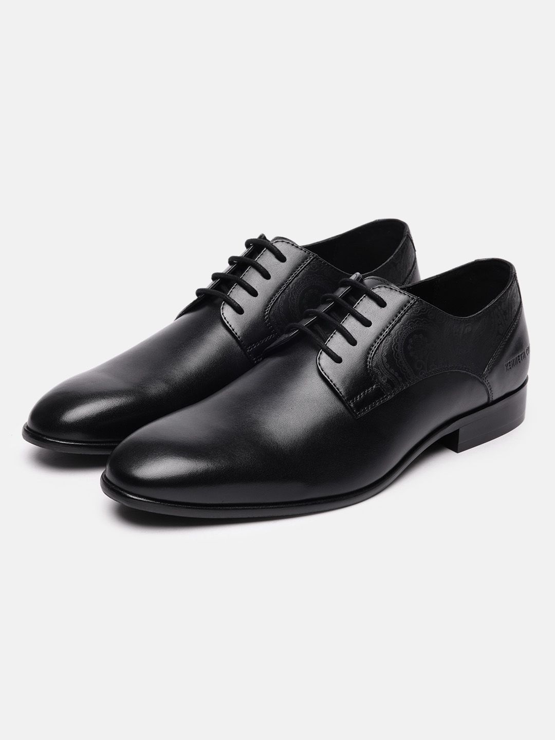 Kenneth Cole Men Textured Leather Pointed Toe Formal Derbys-picture-41
