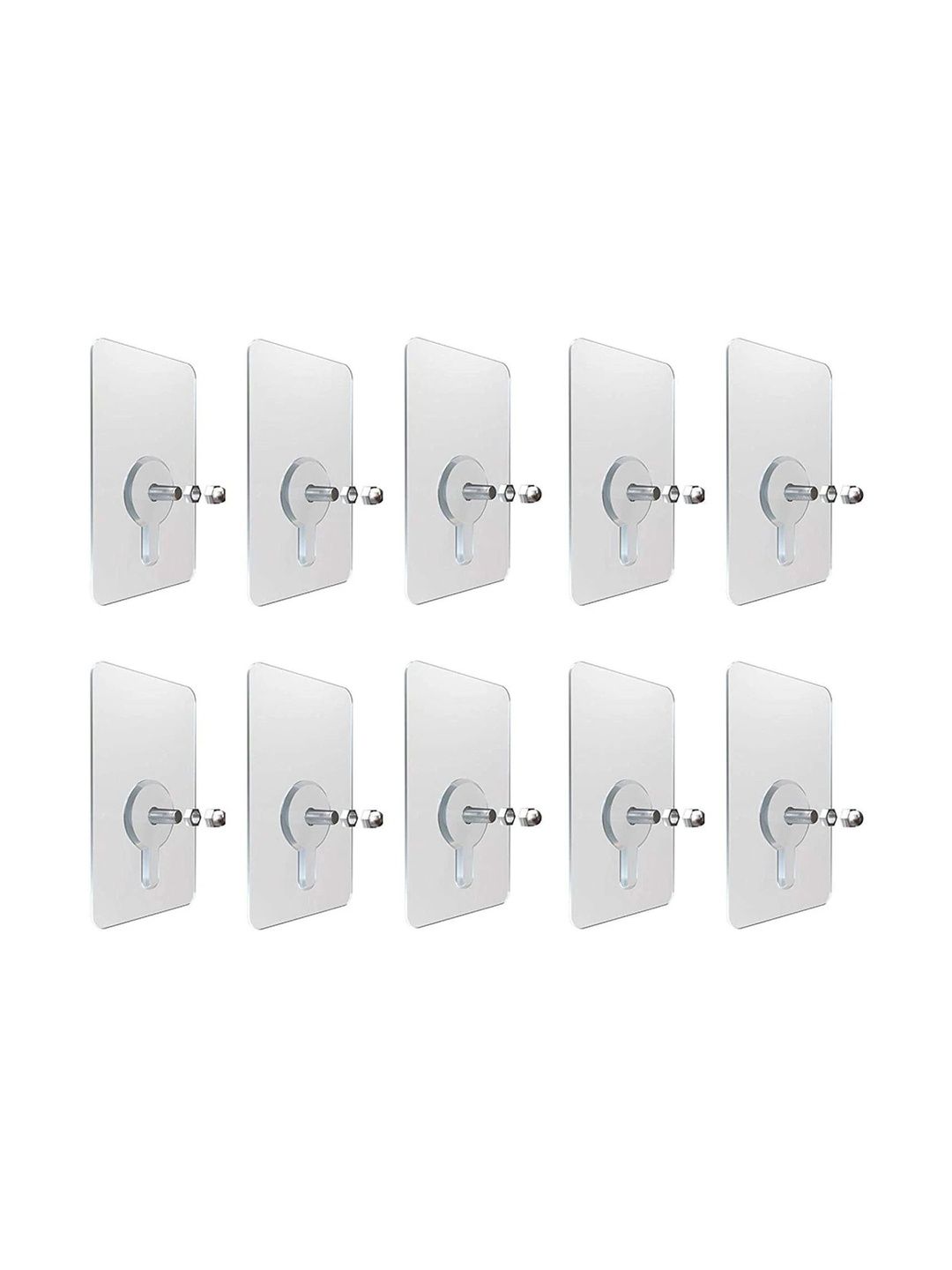 REDCARP 10-Pcs Transparent Hooks & Holders-picture-30