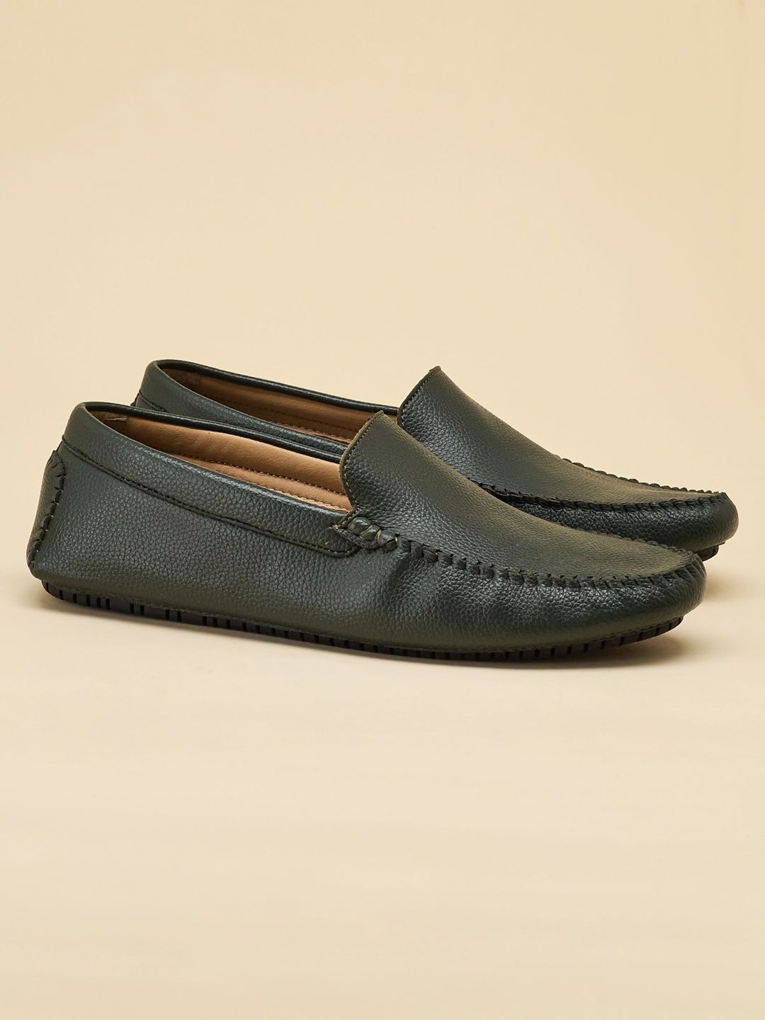 Campus Men Textured PU Loafers Shoes-image-19