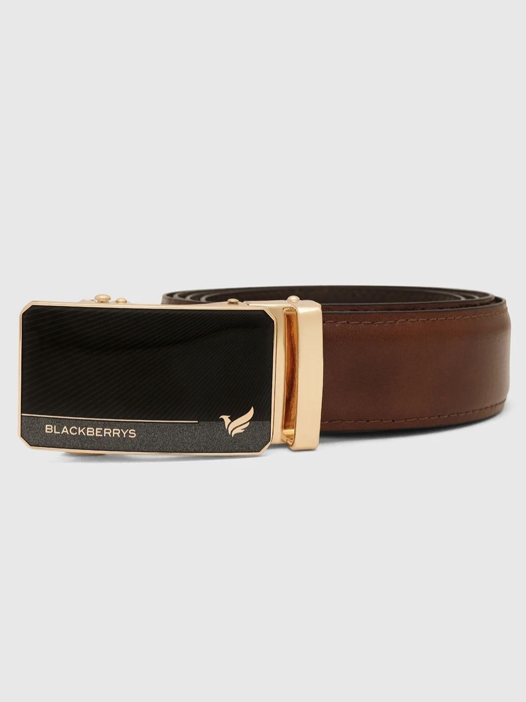 Blackberrys Men Textured Leather Formal Belt-image-47