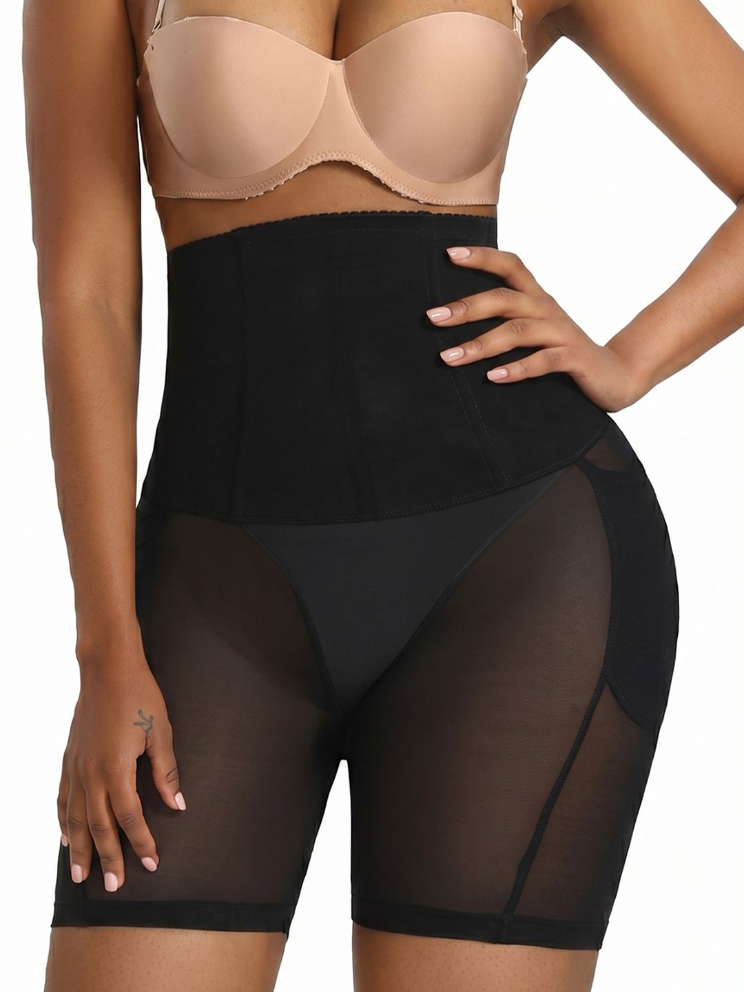 Munaafi HIgh-Rise Padded Brief Shapewear-picture-27