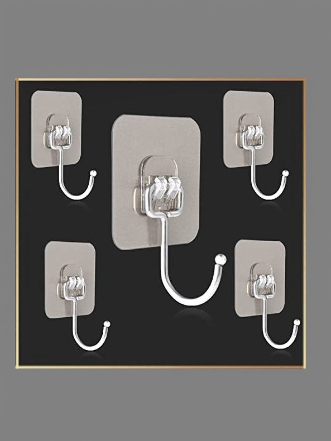 REDCARP 5-Pcs Transparent Hooks & Holders-picture-12