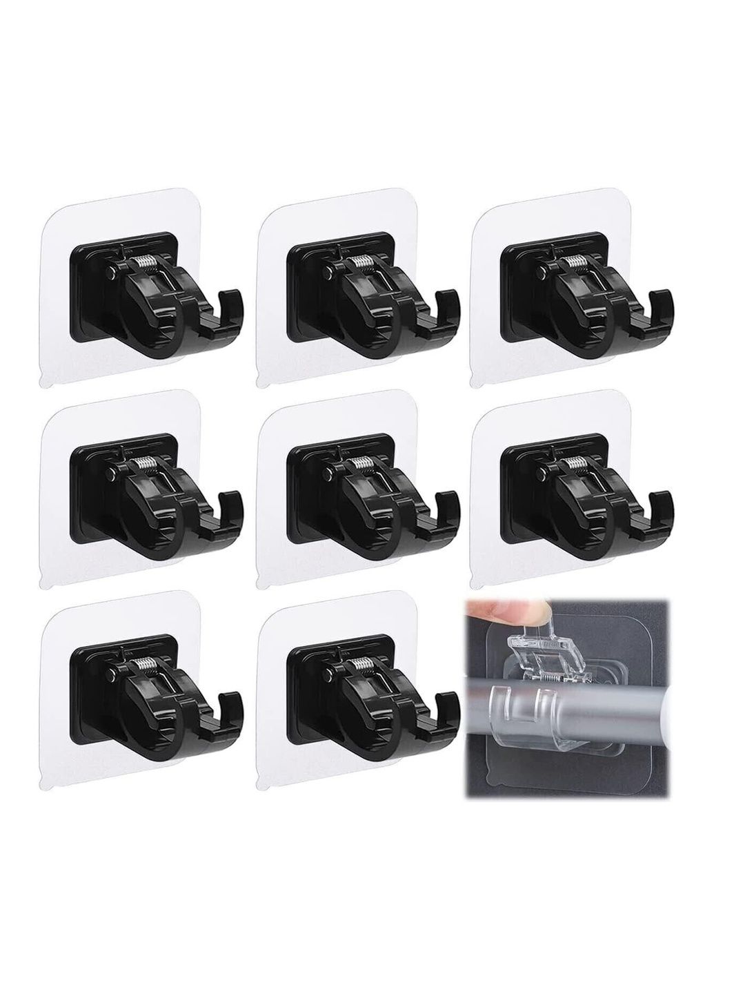REDCARP 8-Pcs Black Metal Hooks-picture-27