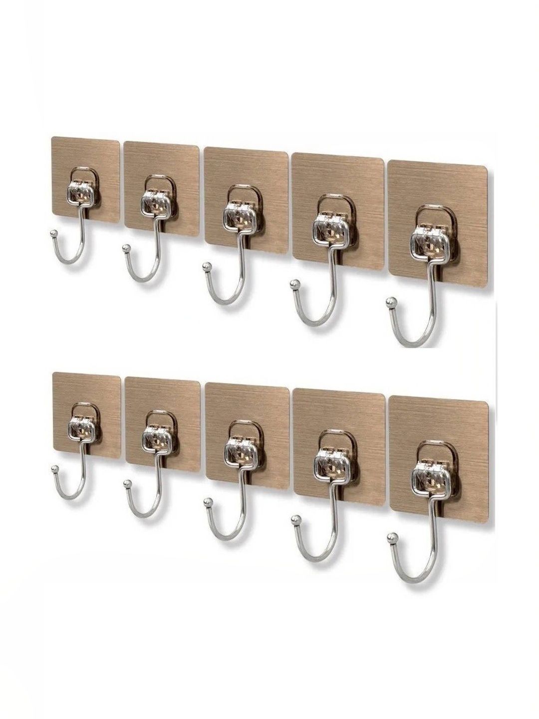 REDCARP Set Of 10 Transparent Adhesive Hooks & Holders-picture-9