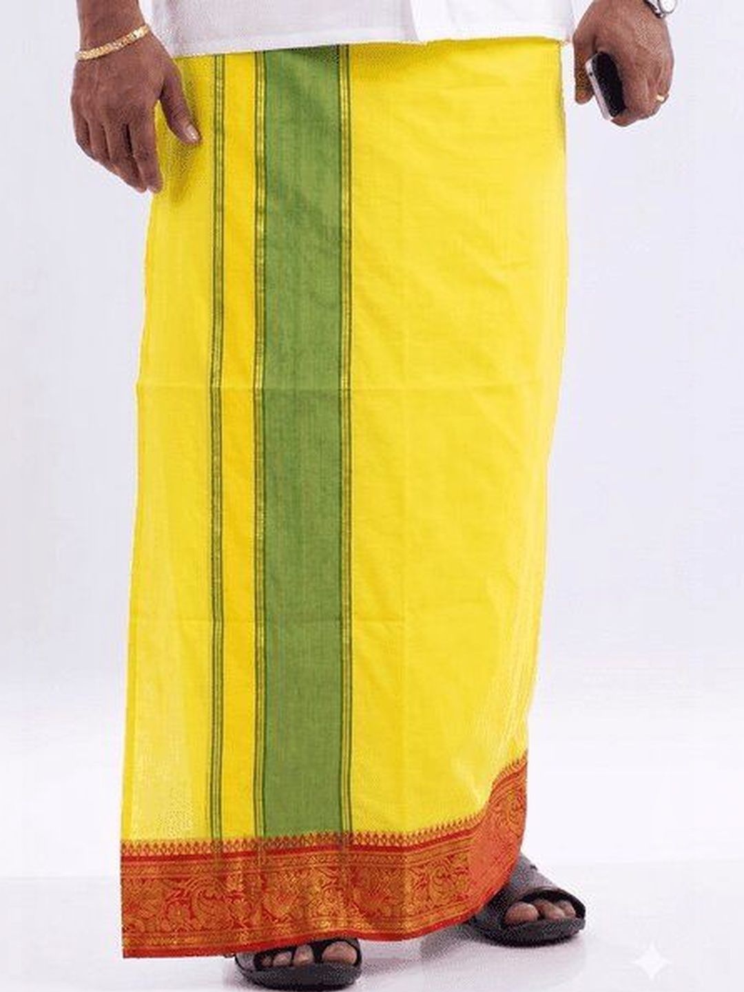 Hornbill Enterprises Men Cotton Dhoti Dhotis-picture-48