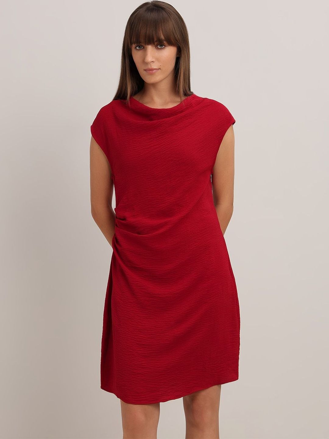 Vero Moda Cowl Neck Dress-image-40
