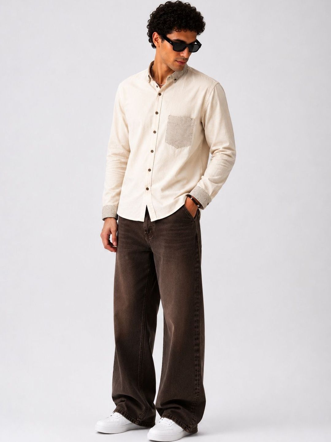 HERE&NOW Men Relaxed Casual Shirt-picture-10