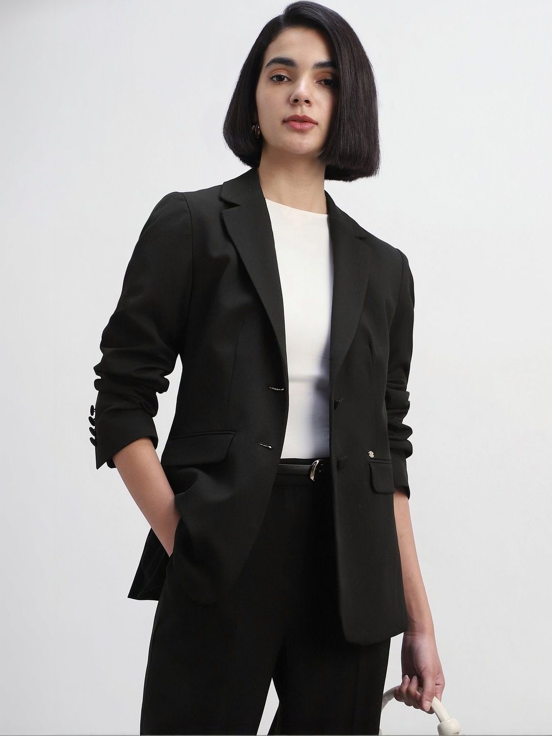 Allen Solly Woman Single -Breasted Blazer