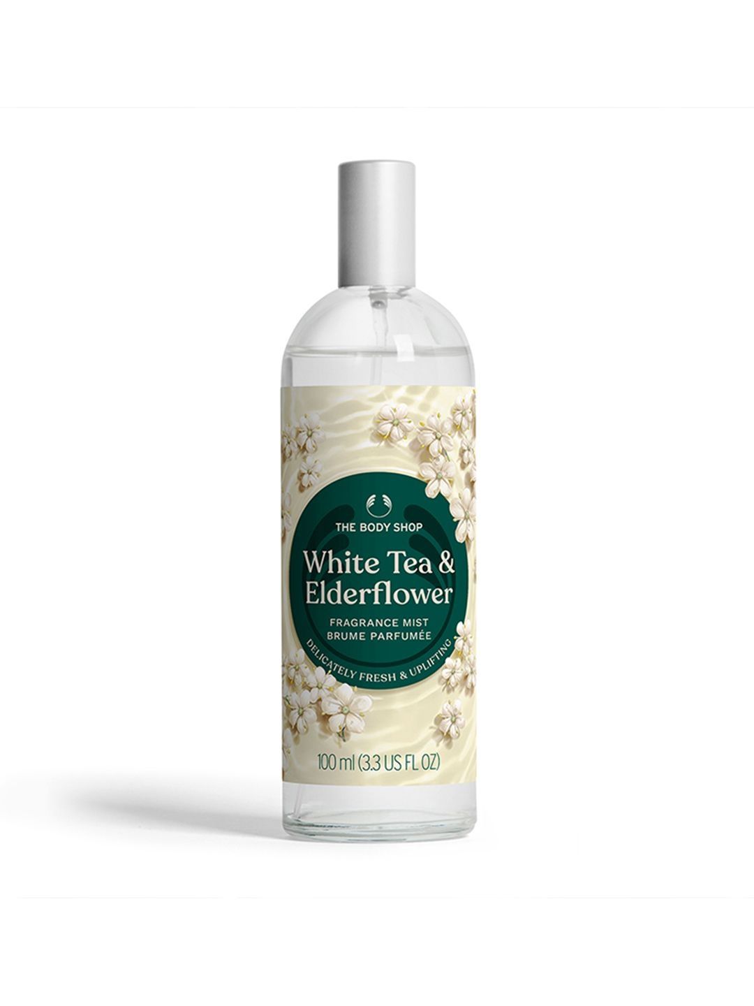 THE BODY SHOP White Tea & Elderflower Fragrance Body Mist - 100 ml-image-1