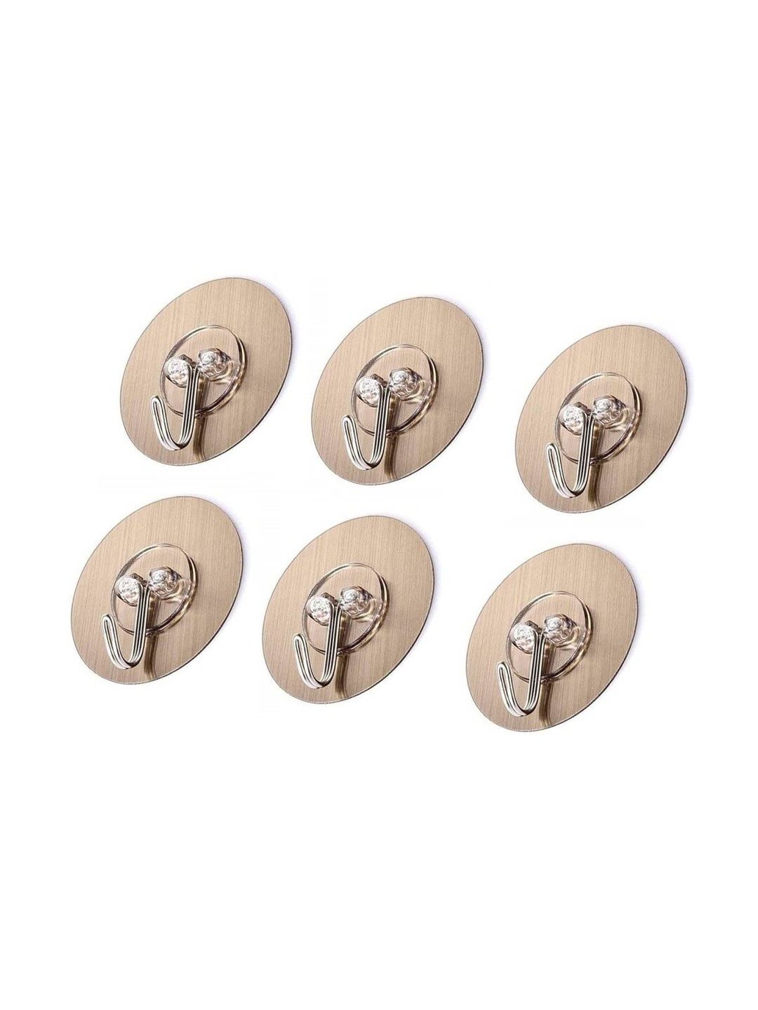 REDCARP Set Of 6 Transparent Adhesive Hooks & Holders-picture-42