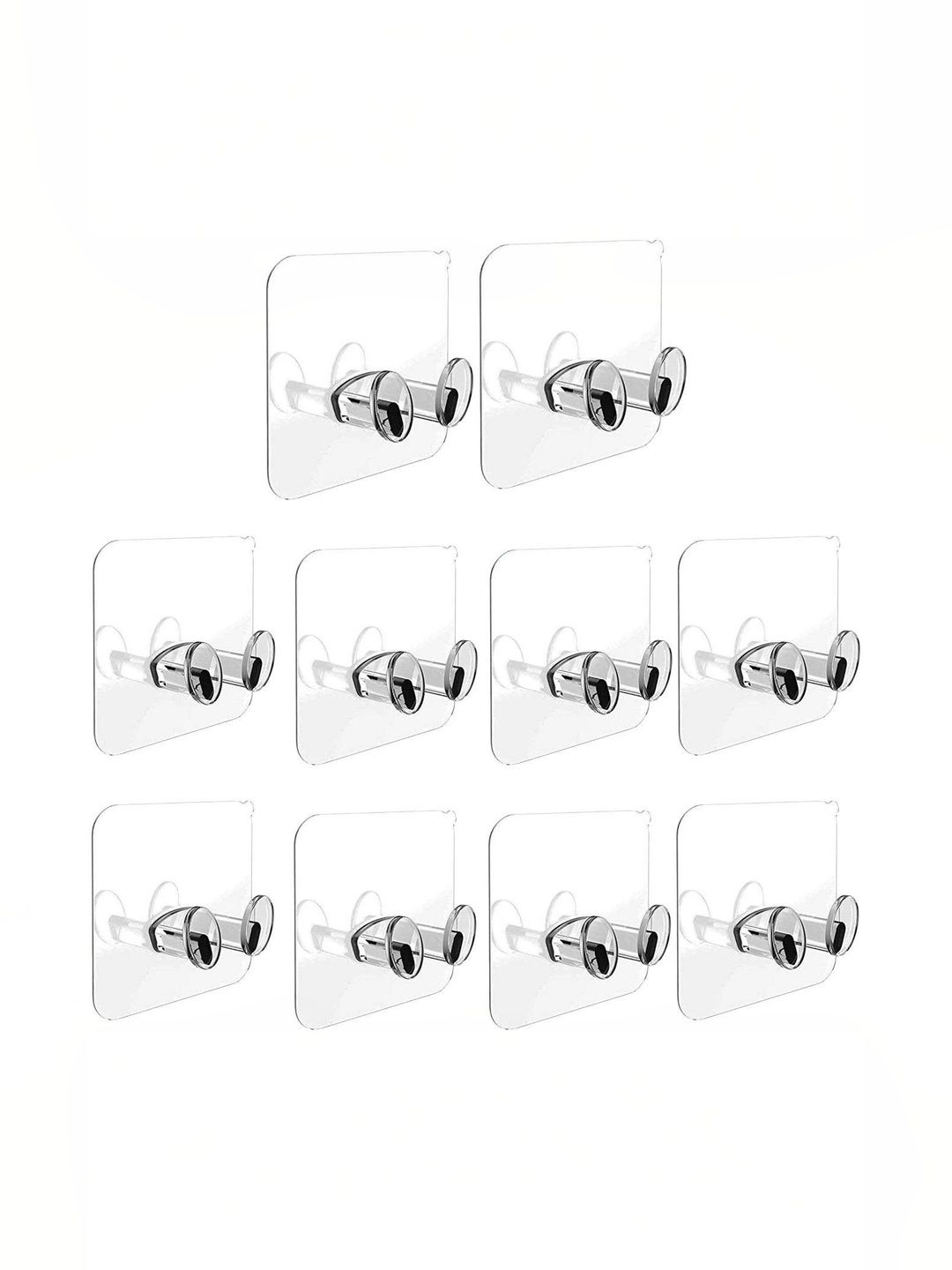 REDCARP 10-Pcs Transparent Wall Hooks & Holders-picture-13