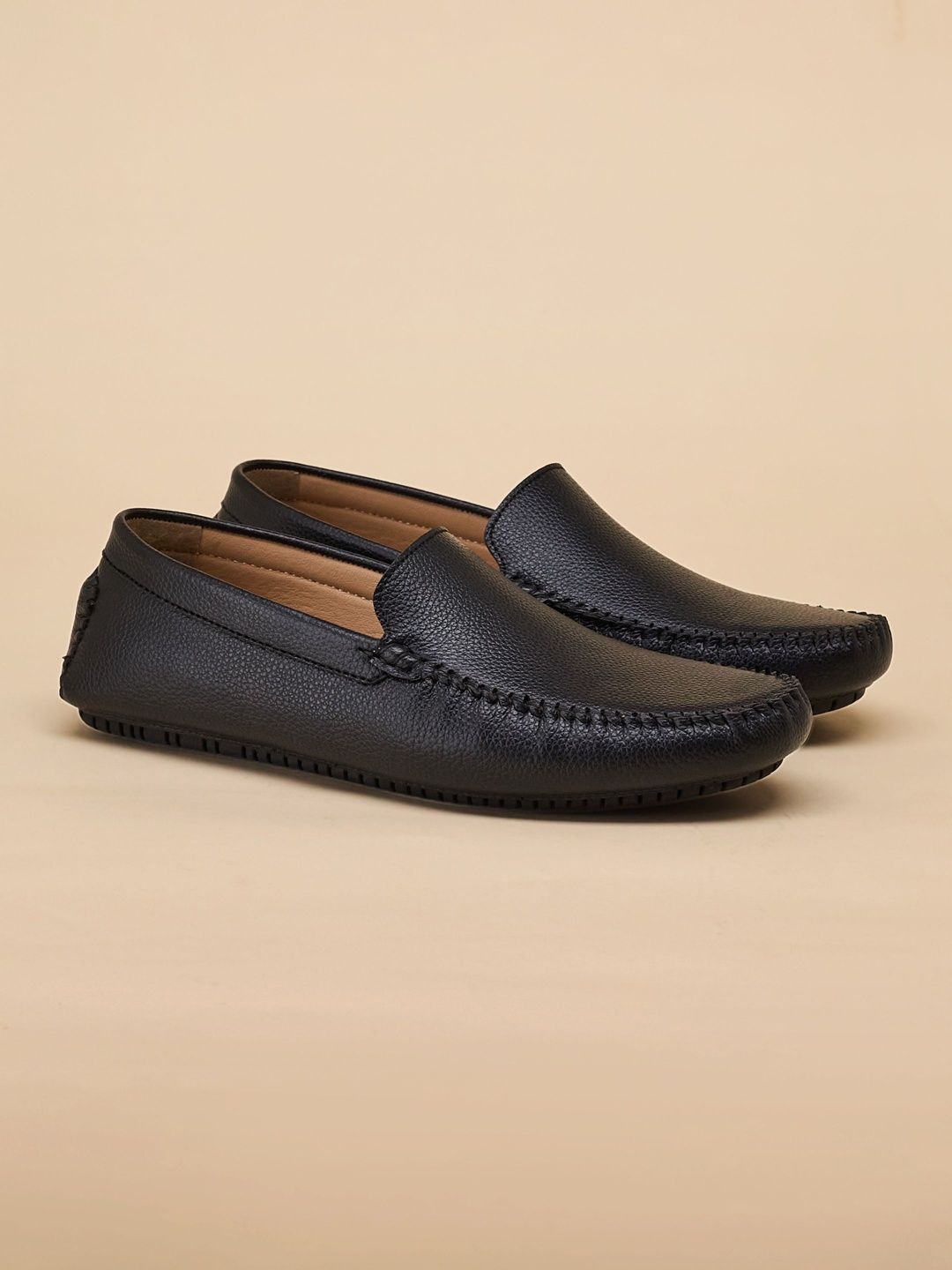 Campus Men Textured PU Driving Shoes-picture-58