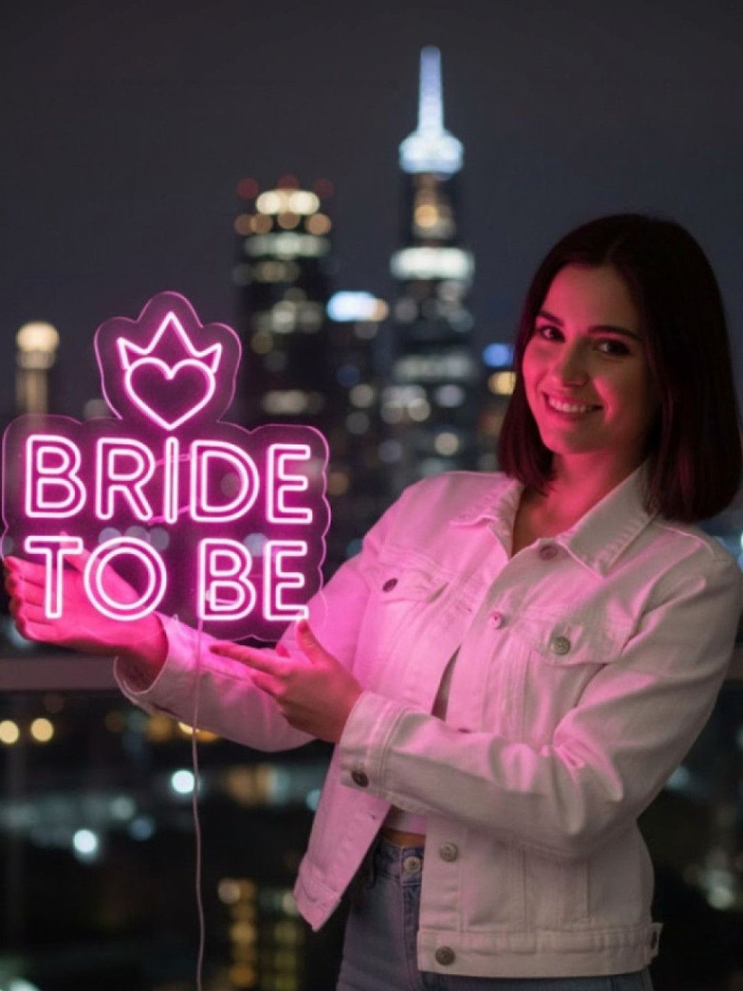 Custom Neon Pink Bride To Be Neon Sign-image-28