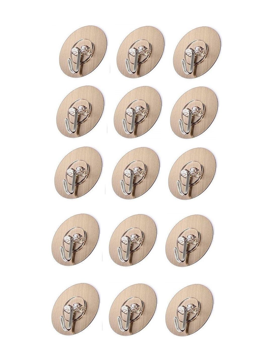 REDCARP 15-Pcs Transparent Wall Hooks & Holders-image-40