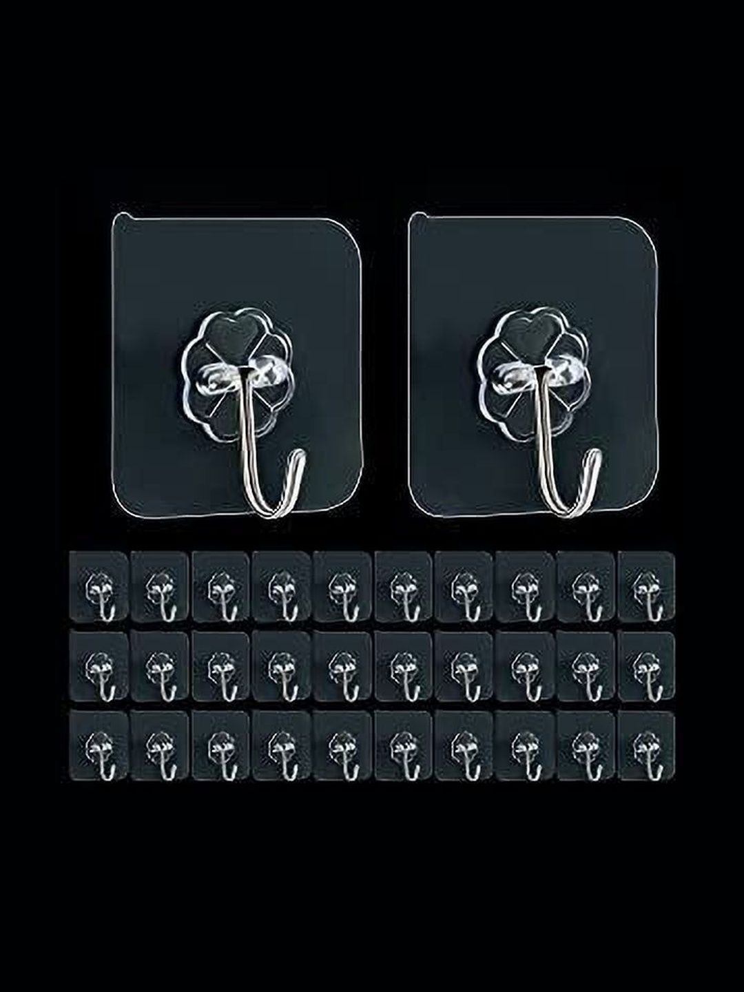 REDCARP 32-Pcs Transparent Metal Hooks-picture-30