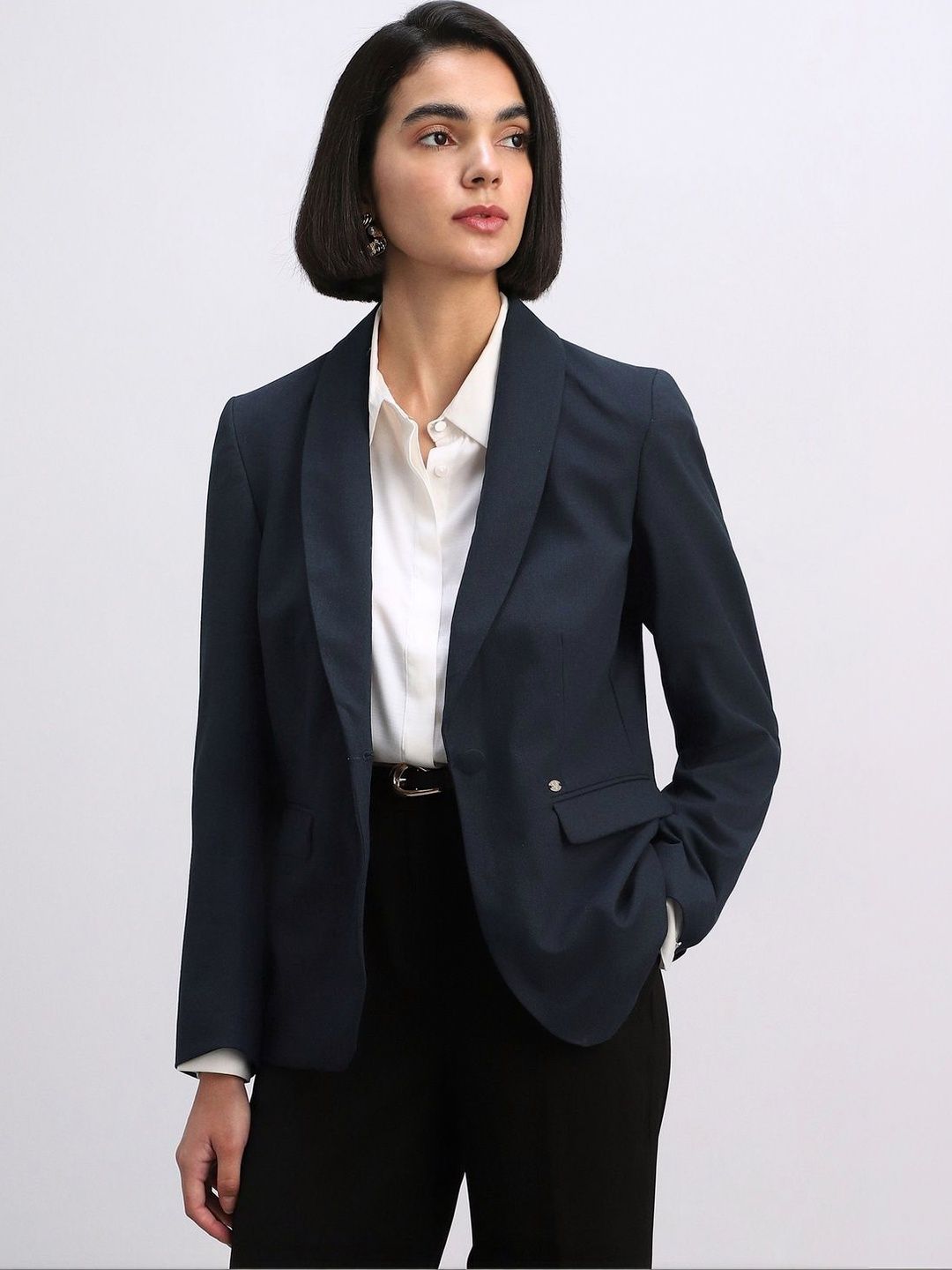Allen Solly Woman Single -Breasted Blazer