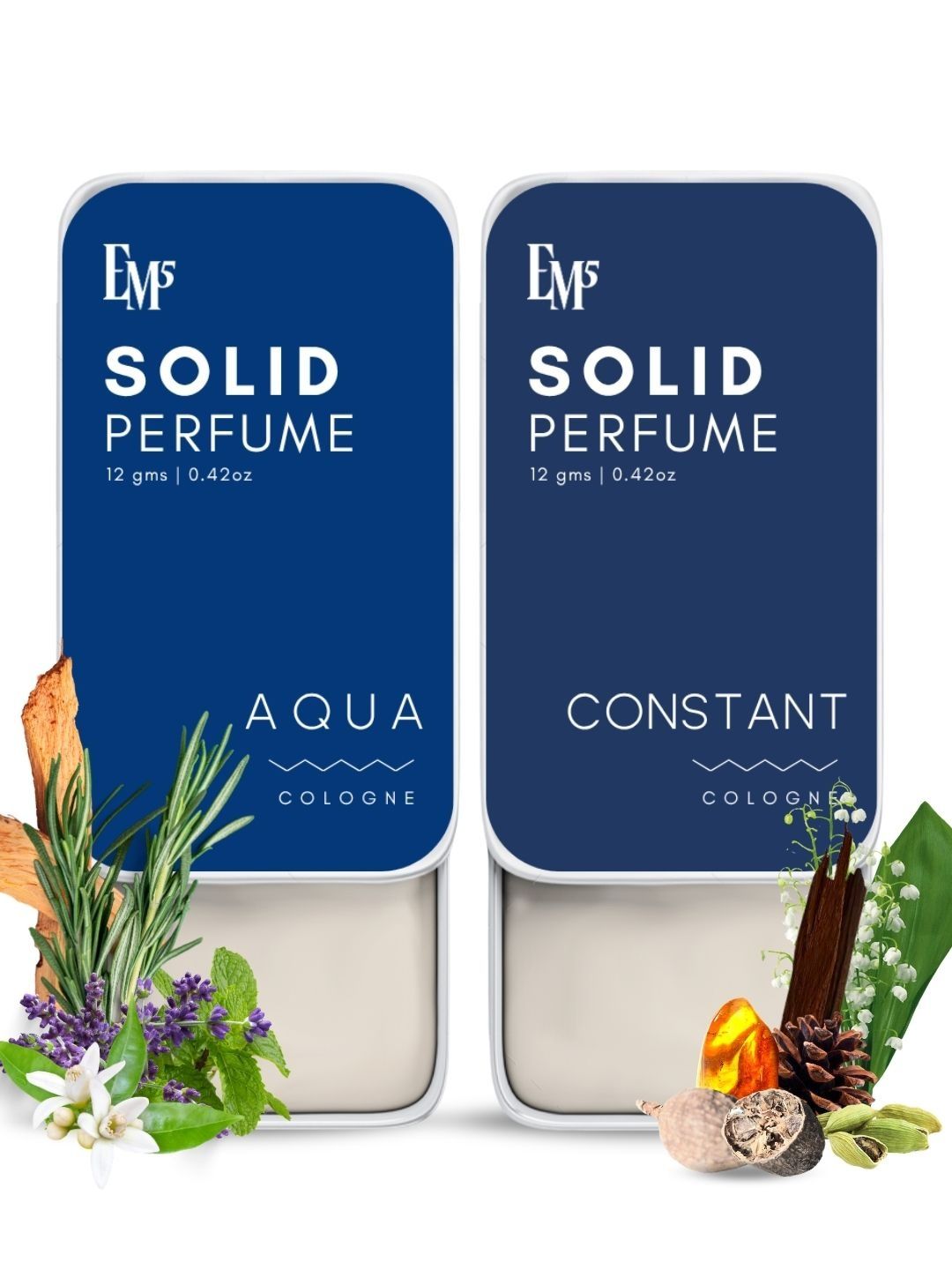 EM5 Set of 2 Men Aqua & Constant Solid Perfumes - 12 g Each-picture-11