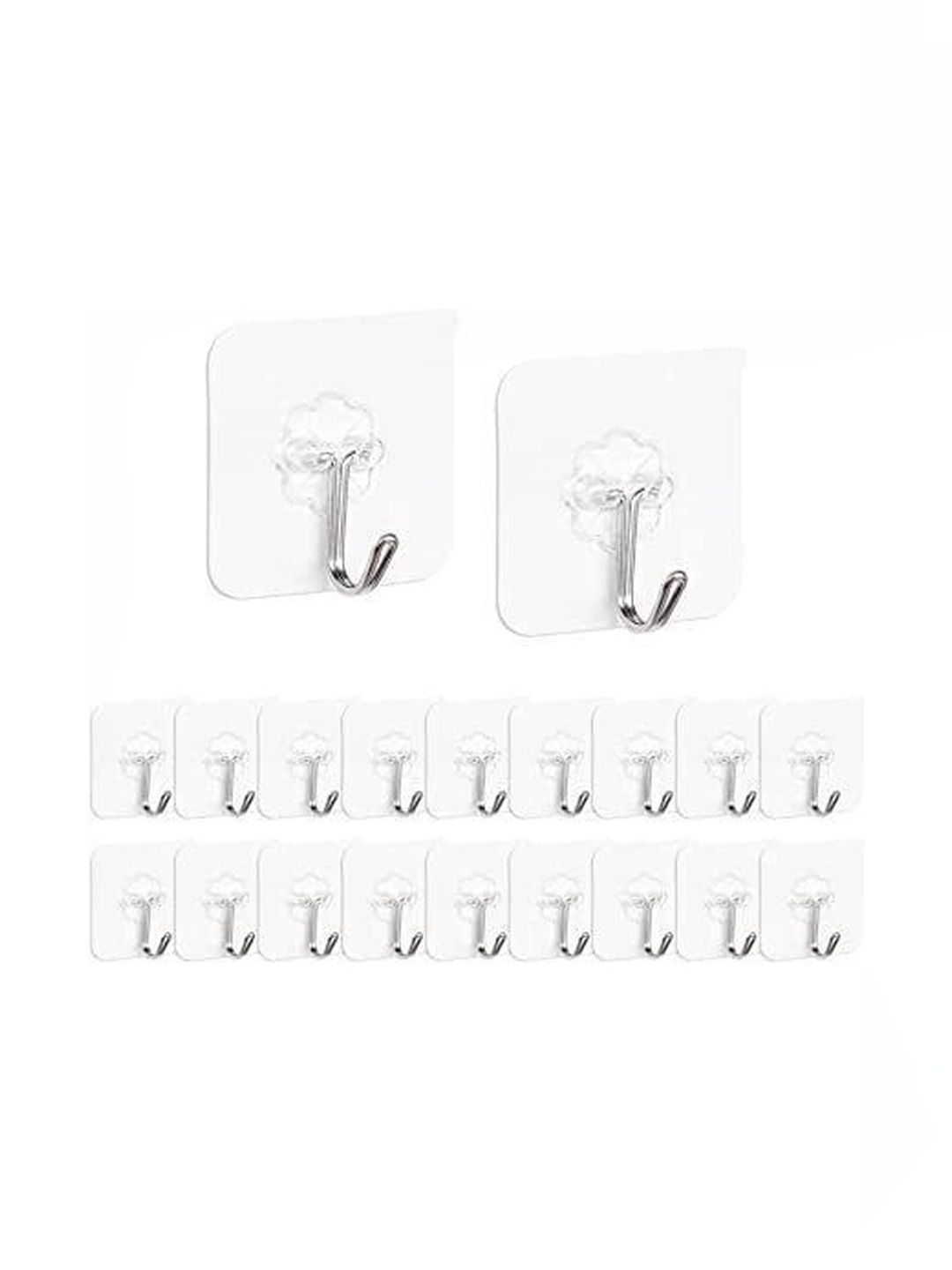 REDCARP 20-Pcs Transparent Hooks & Holders-picture-18