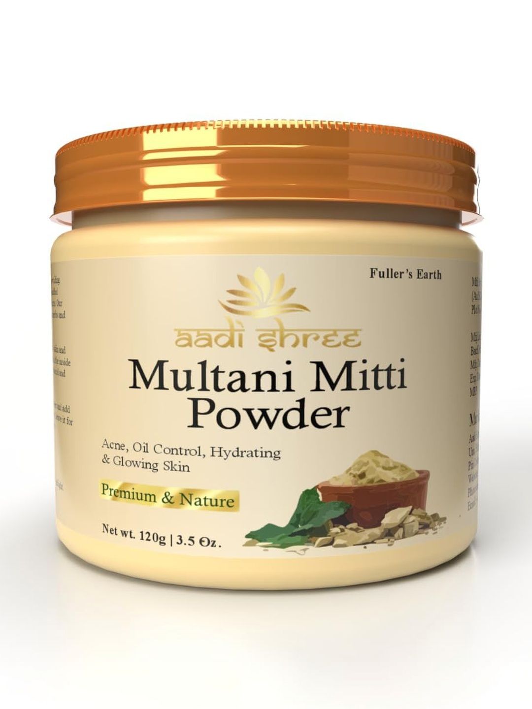 AADI SHREE Multani Mitti Powder For Skin & Hair - 120 g-image-27