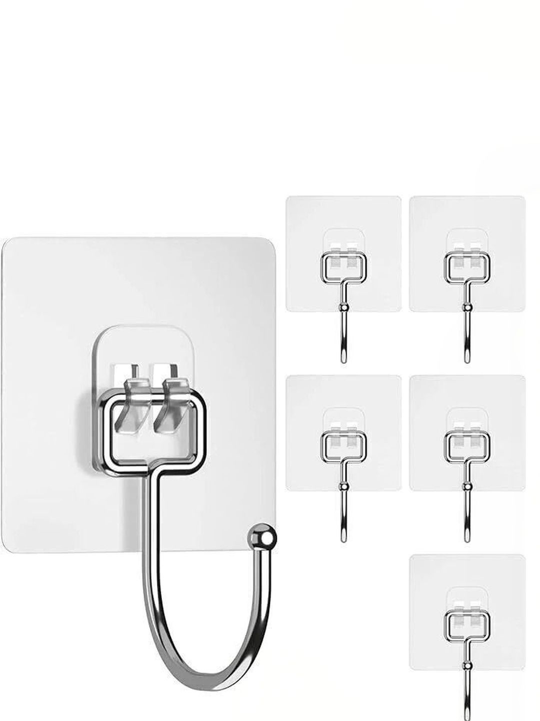 REDCARP 15-Pcs Transparent Hooks & Holders-picture-49
