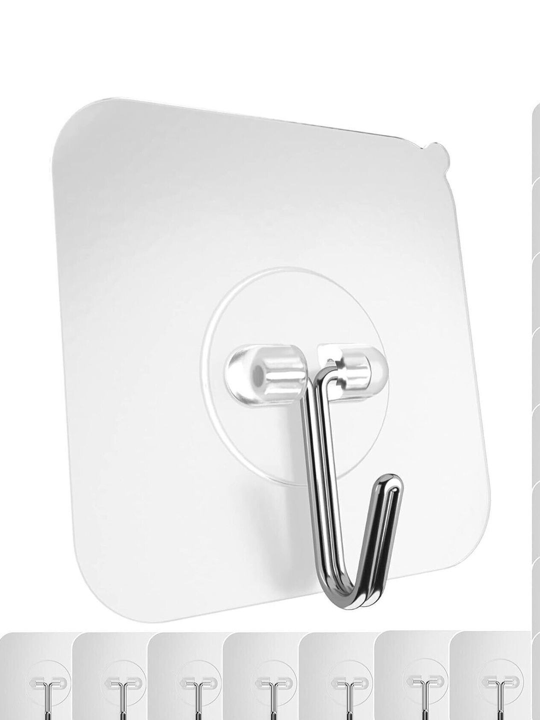 REDCARP 18-Pcs Transparent Metal Hooks-picture-15