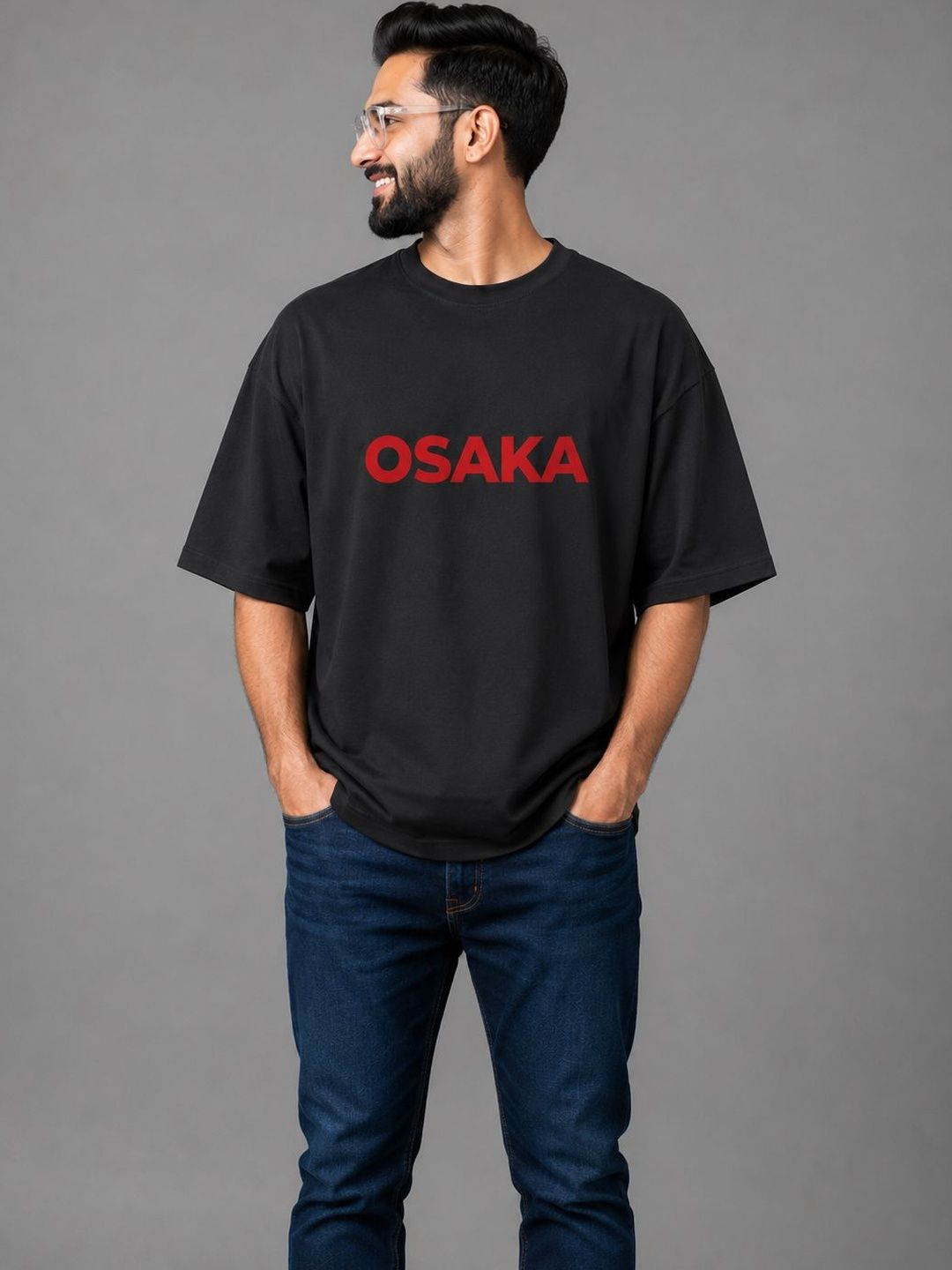 BAESD Men Typography Printed Drop-Shoulder Sleeves T-shirt-picture-25