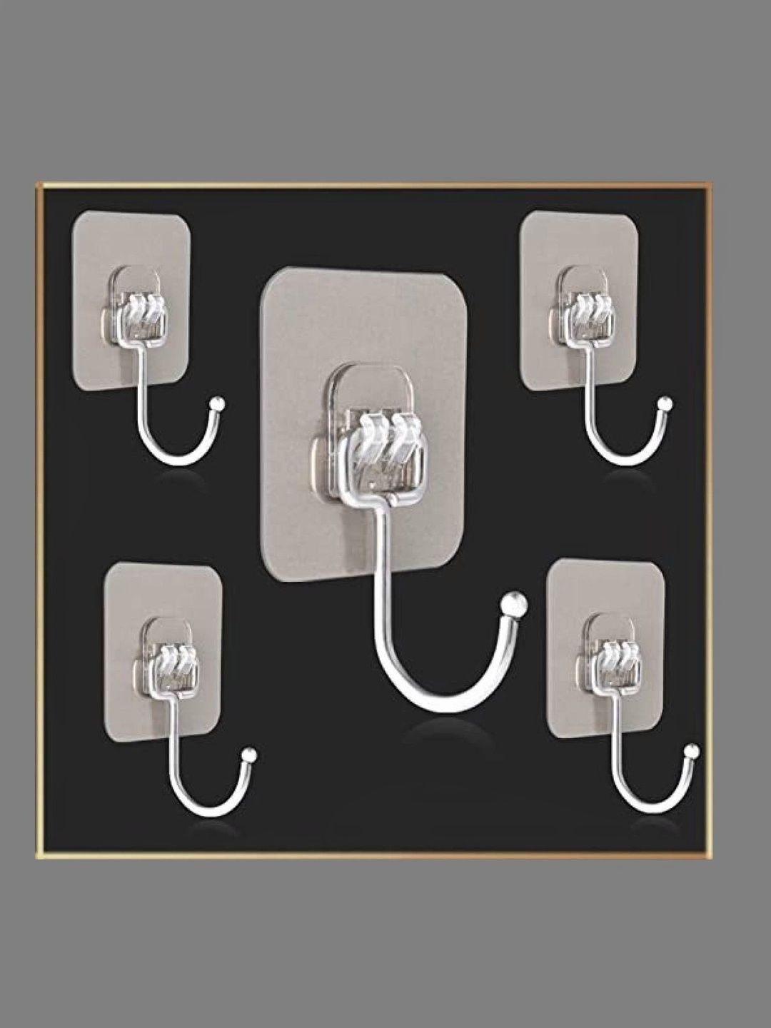 REDCARP 15-Pcs Transparent Hooks & Holders-picture-32