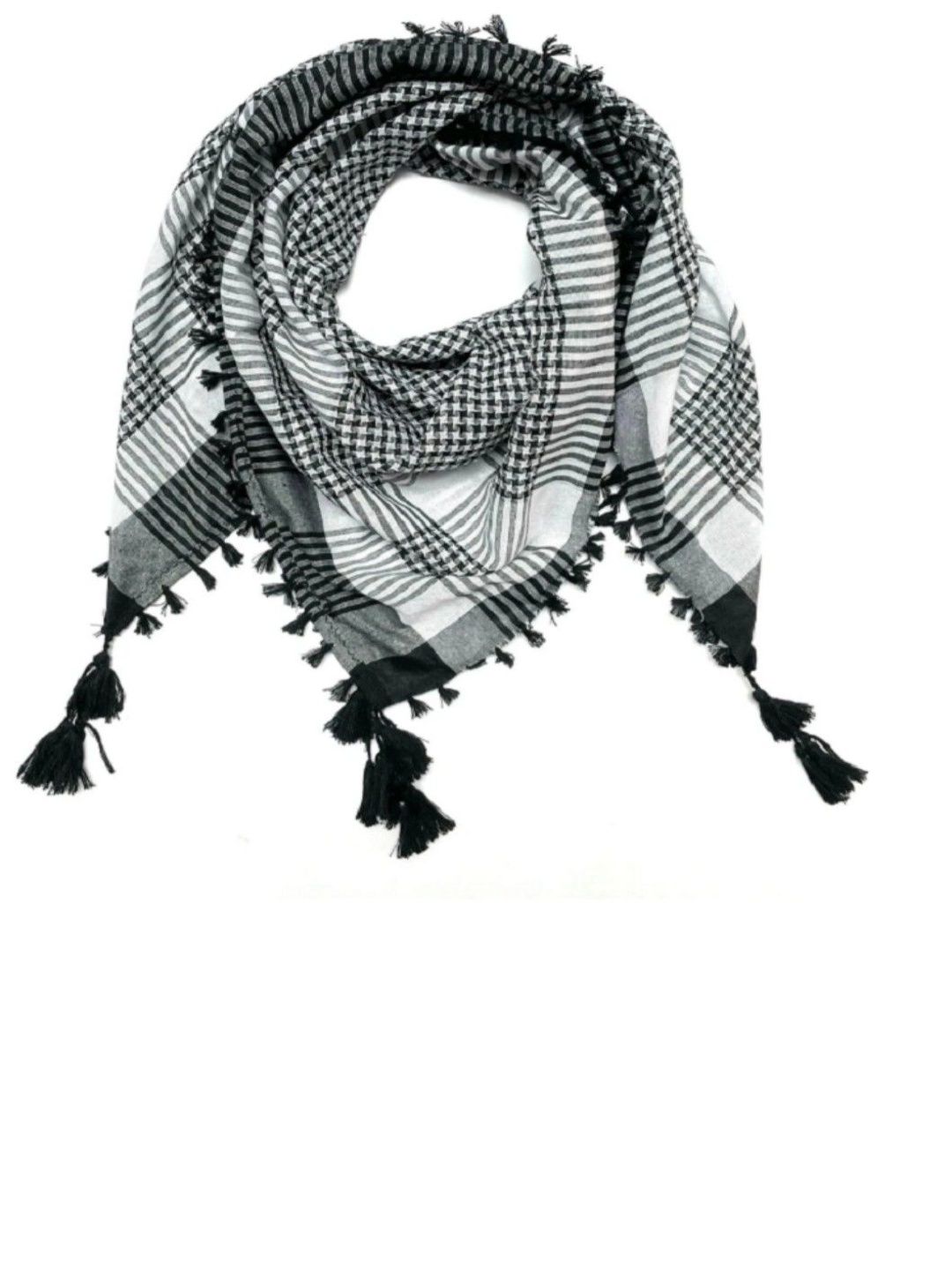 HUSSAIN HANDLOOM Unisex Checked Scarf-picture-55