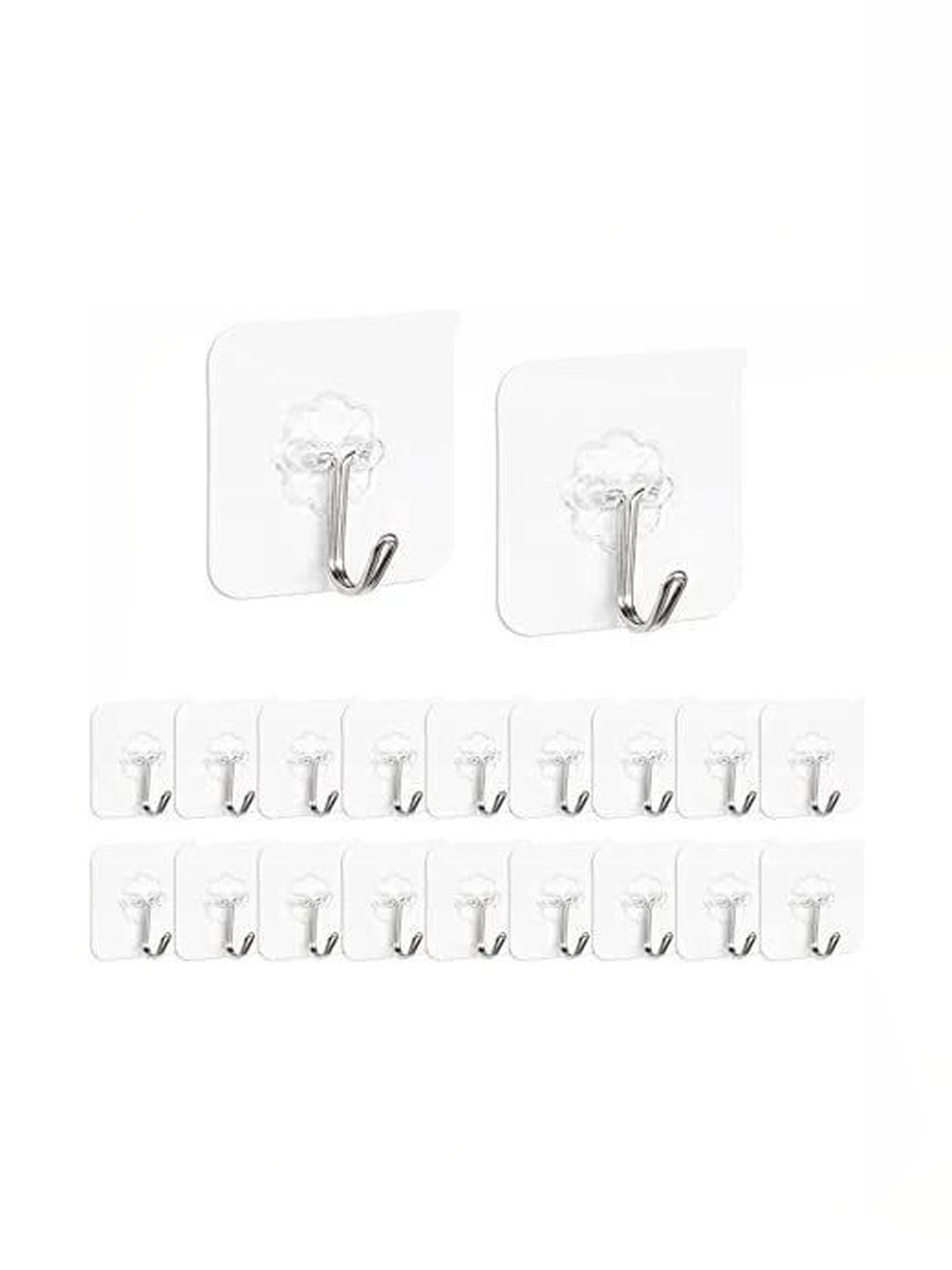 REDCARP 20-Pcs Transparent Hooks & Holders-picture-38