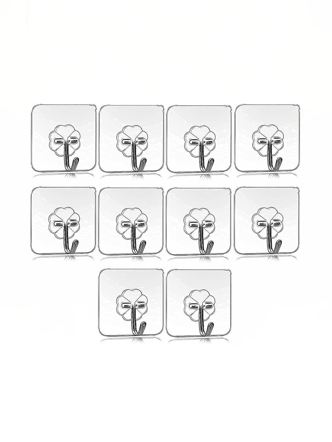 REDCARP 10-Pcs Transparent Metal Hooks-picture-19